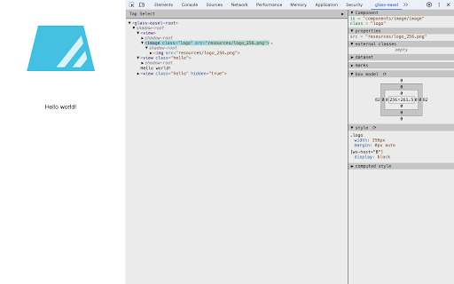 glass easel DevTools from Chrome web store to be run with OffiDocs Chromium online glass easel DevTools from Chrome web store to be run with OffiDocs Chromium online