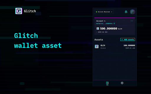 Glitch Wallet from Chrome web store to be run with OffiDocs Chromium online Glitch Wallet from Chrome web store to be run with OffiDocs Chromium online
