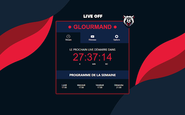 Glourmand Twitch from Chrome web store to be run with OffiDocs Chromium online Glourmand Twitch from Chrome web store to be run with OffiDocs Chromium online