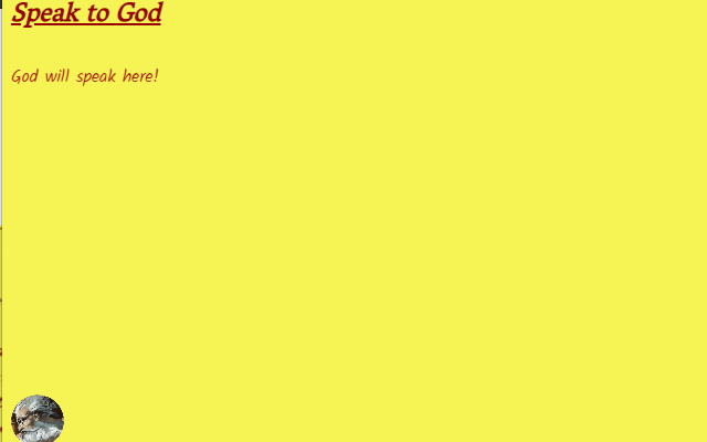 Godspeak from Chrome web store to be run with OffiDocs Chromium online Godspeak from Chrome web store to be run with OffiDocs Chromium online