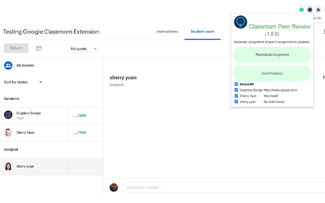 Google Classroom Peer Review from Chrome web store to be run with OffiDocs Chromium online Google Classroom Peer Review from Chrome web store to be run with OffiDocs Chromium online