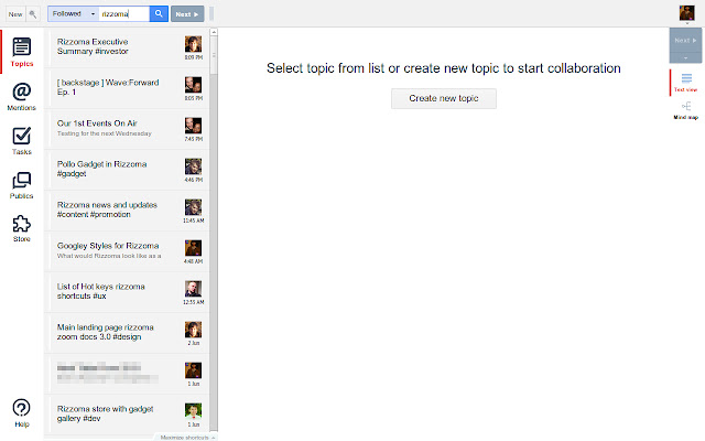 Googley Styles for Rizzoma from Chrome web store to be run with OffiDocs Chromium online Googley Styles for Rizzoma from Chrome web store to be run with OffiDocs Chromium online