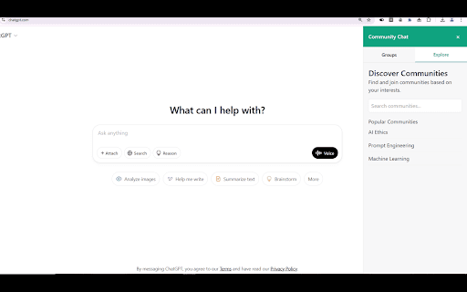 GPT Community Hub Pro from Chrome web store to be run with OffiDocs Chromium online GPT Community Hub Pro from Chrome web store to be run with OffiDocs Chromium online