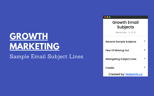 Growth Email Subjects from Chrome web store to be run with OffiDocs Chromium online Growth Email Subjects from Chrome web store to be run with OffiDocs Chromium online