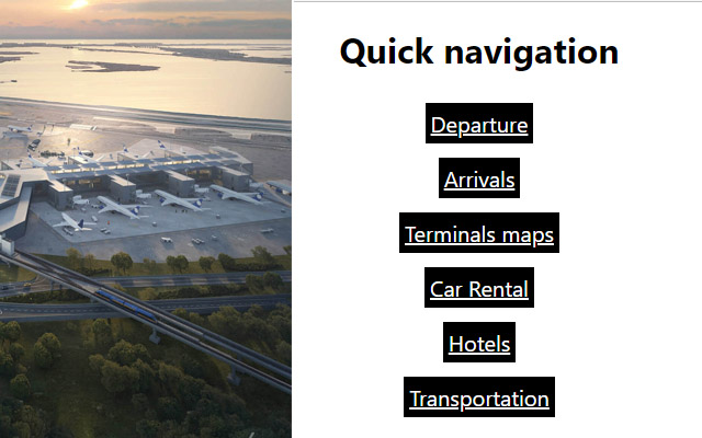 Guide New York (JFK) airport from Chrome web store to be run with OffiDocs Chromium online Guide New York (JFK) airport from Chrome web store to be run with OffiDocs Chromium online