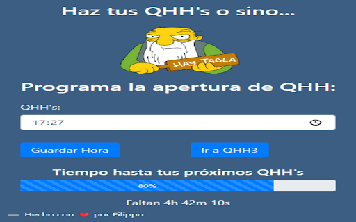 Haz Tus QHH from Chrome web store to be run with OffiDocs Chromium online Haz Tus QHH from Chrome web store to be run with OffiDocs Chromium online