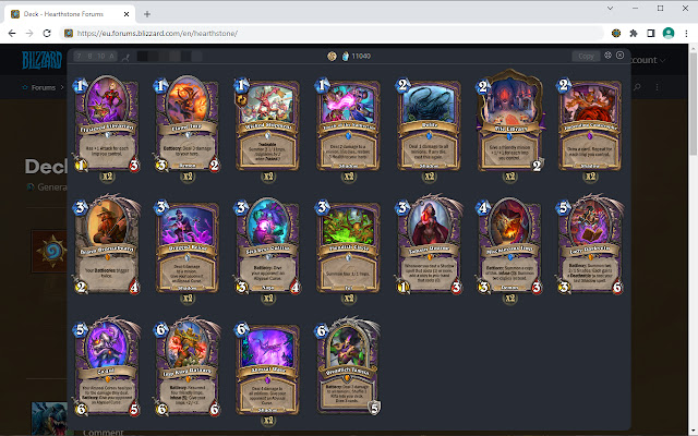 Hearthstone Decks Vision from Chrome web store to be run with OffiDocs Chromium online Hearthstone Decks Vision from Chrome web store to be run with OffiDocs Chromium online