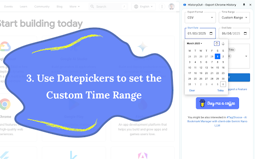 HistoryOut Export Chrome History from Chrome web store to be run with OffiDocs Chromium online HistoryOut Export Chrome History from Chrome web store to be run with OffiDocs Chromium online