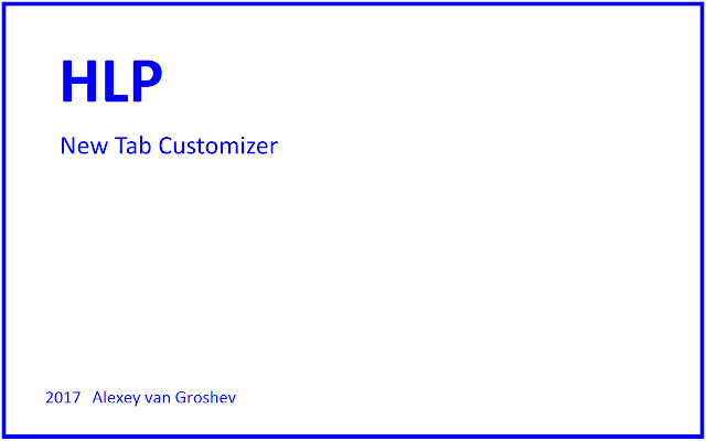 HLP NewTabMod from Chrome web store to be run with OffiDocs Chromium online HLP NewTabMod from Chrome web store to be run with OffiDocs Chromium online