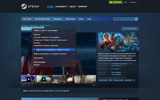 HowLongToBeat Context Menu from Chrome web store to be run with OffiDocs Chromium online HowLongToBeat Context Menu from Chrome web store to be run with OffiDocs Chromium online