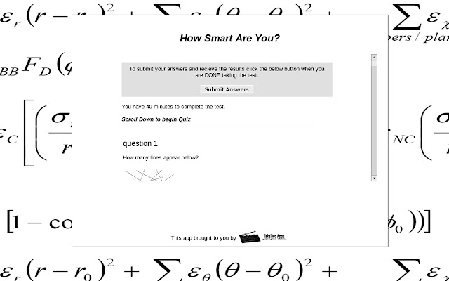 How Smart Are You? from Chrome web store to be run with OffiDocs Chromium online How Smart Are You? from Chrome web store to be run with OffiDocs Chromium online