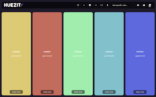 Huezit from Chrome web store to be run with OffiDocs Chromium online Huezit from Chrome web store to be run with OffiDocs Chromium online