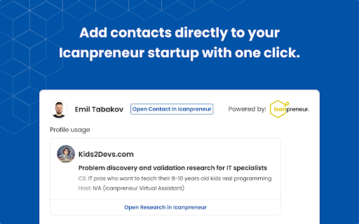 Icanpreneur from Chrome web store to be run with OffiDocs Chromium online Icanpreneur from Chrome web store to be run with OffiDocs Chromium online