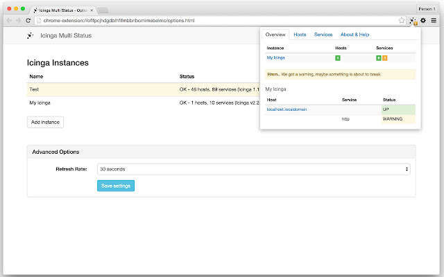 Icinga Multi Status from Chrome web store to be run with OffiDocs Chromium online Icinga Multi Status from Chrome web store to be run with OffiDocs Chromium online