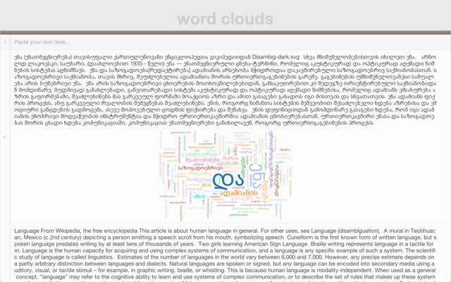 iLanguageCloud from Chrome web store to be run with OffiDocs Chromium online iLanguageCloud from Chrome web store to be run with OffiDocs Chromium online