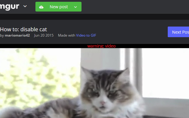 Imgur Gif/Webm Warnings from Chrome web store to be run with OffiDocs Chromium online Imgur Gif/Webm Warnings from Chrome web store to be run with OffiDocs Chromium online
