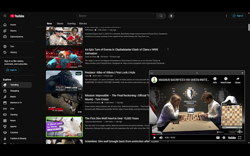 Improved YouTube Miniplayer from Chrome web store to be run with OffiDocs Chromium online Improved YouTube Miniplayer from Chrome web store to be run with OffiDocs Chromium online