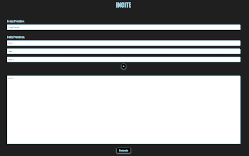 Incite from Chrome web store to be run with OffiDocs Chromium online Incite from Chrome web store to be run with OffiDocs Chromium online