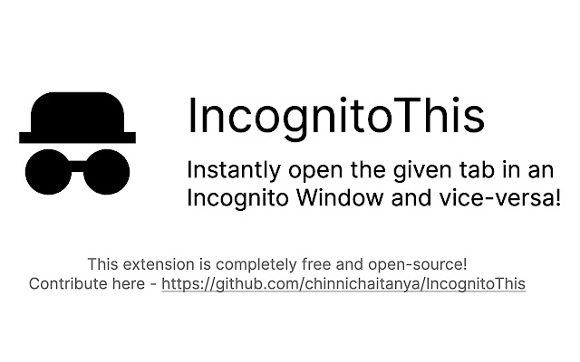 IncognitoThis from Chrome web store to be run with OffiDocs Chromium online IncognitoThis from Chrome web store to be run with OffiDocs Chromium online
