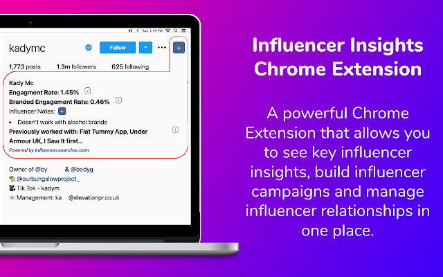 Influencer Searcher Engagement Calculator from Chrome web store to be run with OffiDocs Chromium online Influencer Searcher Engagement Calculator from Chrome web store to be run with OffiDocs Chromium online
