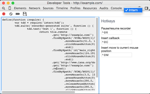 Intern Recorder from Chrome web store to be run with OffiDocs Chromium online Intern Recorder from Chrome web store to be run with OffiDocs Chromium online