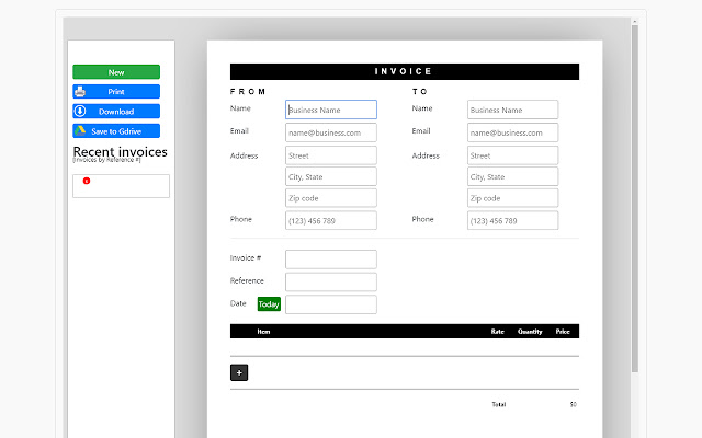 Invoices Maker from Chrome web store to be run with OffiDocs Chromium online Invoices Maker from Chrome web store to be run with OffiDocs Chromium online