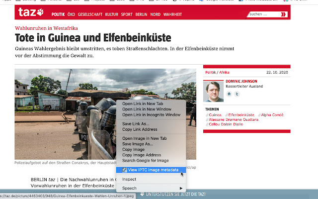 IPTC Photo Metadata inspector from Chrome web store to be run with OffiDocs Chromium online IPTC Photo Metadata inspector from Chrome web store to be run with OffiDocs Chromium online