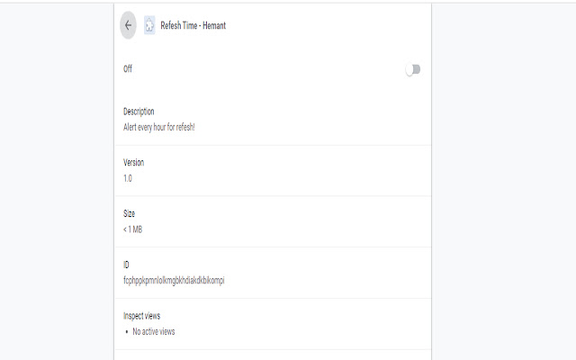 Its Refresh Time from Chrome web store to be run with OffiDocs Chromium online Its Refresh Time from Chrome web store to be run with OffiDocs Chromium online