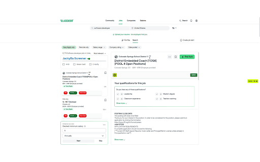 Jacky Ba H1B Job Finder: Sponsor Checker Analyzer from Chrome web store to be run with OffiDocs Chromium online Jacky Ba H1B Job Finder: Sponsor Checker Analyzer from Chrome web store to be run with OffiDocs Chromium online