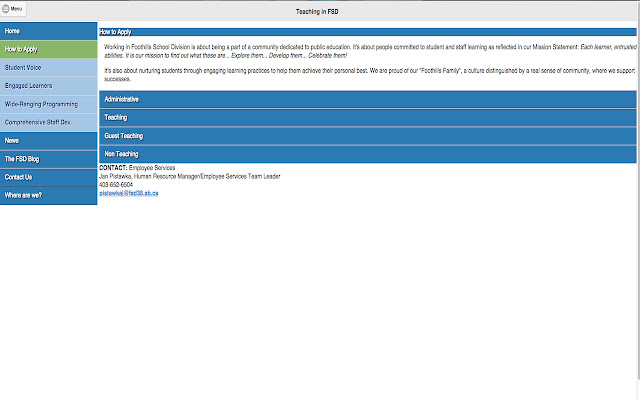 Join the Foothills Family from Chrome web store to be run with OffiDocs Chromium online Join the Foothills Family from Chrome web store to be run with OffiDocs Chromium online