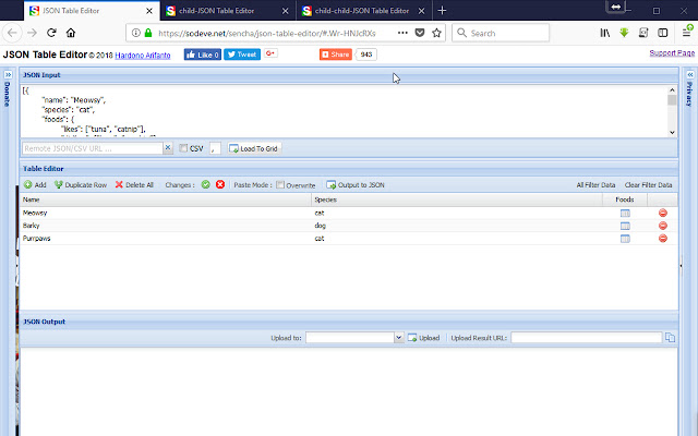 JSON Table Editor from Chrome web store to be run with OffiDocs Chromium online JSON Table Editor from Chrome web store to be run with OffiDocs Chromium online