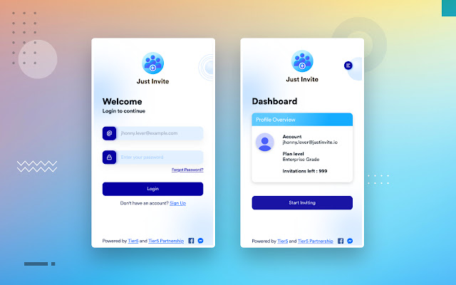 Just Invite from Chrome web store to be run with OffiDocs Chromium online Just Invite from Chrome web store to be run with OffiDocs Chromium online