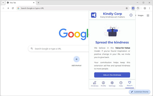 Kindly Corp from Chrome web store to be run with OffiDocs Chromium online Kindly Corp from Chrome web store to be run with OffiDocs Chromium online