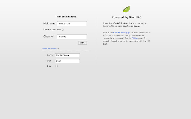 Kiwi IRC from Chrome web store to be run with OffiDocs Chromium online Kiwi IRC from Chrome web store to be run with OffiDocs Chromium online