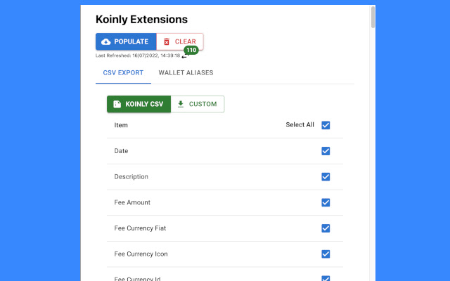 Koinly Extensions from Chrome web store to be run with OffiDocs Chromium online Koinly Extensions from Chrome web store to be run with OffiDocs Chromium online