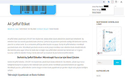 Kuşe Etiket App from Chrome web store to be run with OffiDocs Chromium online Kuşe Etiket App from Chrome web store to be run with OffiDocs Chromium online