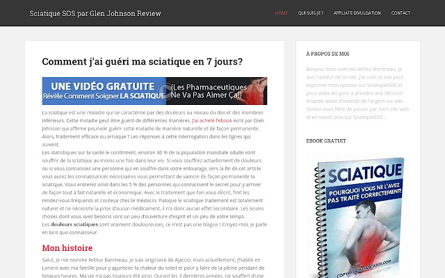 La Sciatique from Chrome web store to be run with OffiDocs Chromium online La Sciatique from Chrome web store to be run with OffiDocs Chromium online