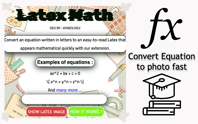 Latex Math from Chrome web store to be run with OffiDocs Chromium online Latex Math from Chrome web store to be run with OffiDocs Chromium online