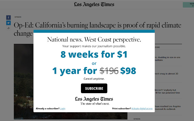 LA Times Plus from Chrome web store to be run with OffiDocs Chromium online LA Times Plus from Chrome web store to be run with OffiDocs Chromium online