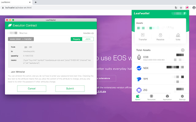 LeafWallet Easy to use EOS wallet from Chrome web store to be run with OffiDocs Chromium online LeafWallet Easy to use EOS wallet from Chrome web store to be run with OffiDocs Chromium online