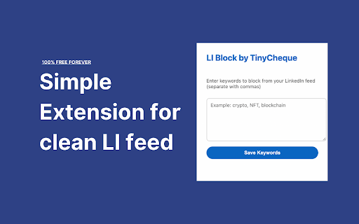 LI Block from Chrome web store to be run with OffiDocs Chromium online LI Block from Chrome web store to be run with OffiDocs Chromium online