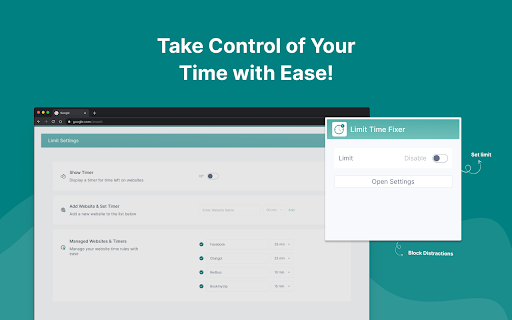 Limit time on websites chrome from Chrome web store to be run with OffiDocs Chromium online Limit time on websites chrome from Chrome web store to be run with OffiDocs Chromium online