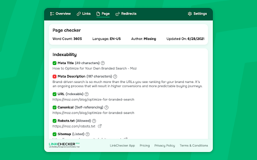 Link Checker Pro from Chrome web store to be run with OffiDocs Chromium online Link Checker Pro from Chrome web store to be run with OffiDocs Chromium online