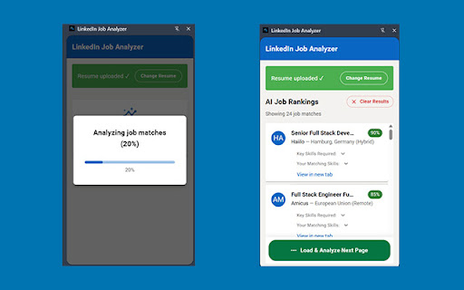 LinkedIn Job Analyzer from Chrome web store to be run with OffiDocs Chromium online LinkedIn Job Analyzer from Chrome web store to be run with OffiDocs Chromium online