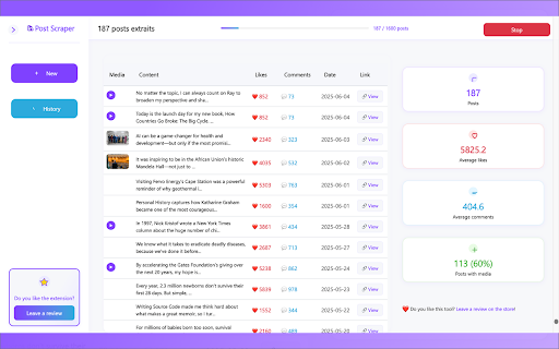 LinkedIn Post Scraper from Chrome web store to be run with OffiDocs Chromium online LinkedIn Post Scraper from Chrome web store to be run with OffiDocs Chromium online