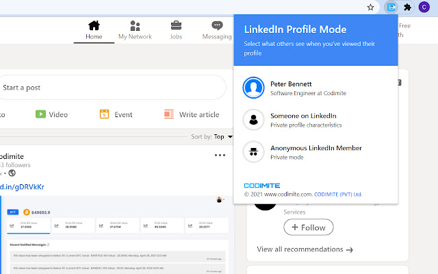 LinkedIn Profile Mode from Chrome web store to be run with OffiDocs Chromium online LinkedIn Profile Mode from Chrome web store to be run with OffiDocs Chromium online