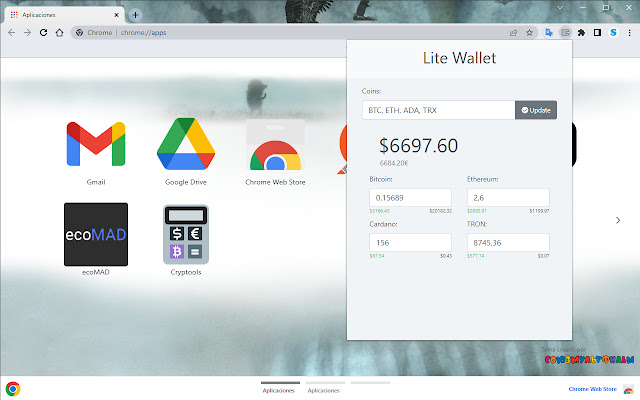 Lite Wallet from Chrome web store to be run with OffiDocs Chromium online Lite Wallet from Chrome web store to be run with OffiDocs Chromium online