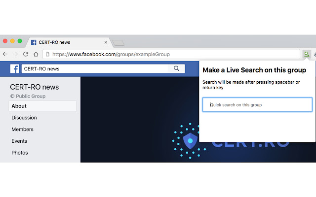 Live Search for Facebook Groups from Chrome web store to be run with OffiDocs Chromium online Live Search for Facebook Groups from Chrome web store to be run with OffiDocs Chromium online