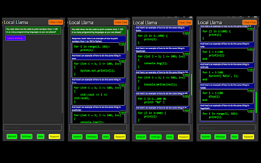 Local LLama LLM AI Chat Query Tool from Chrome web store to be run with OffiDocs Chromium online Local LLama LLM AI Chat Query Tool from Chrome web store to be run with OffiDocs Chromium online