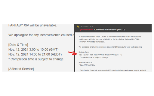 Local Time for Lodestone News from Chrome web store to be run with OffiDocs Chromium online Local Time for Lodestone News from Chrome web store to be run with OffiDocs Chromium online